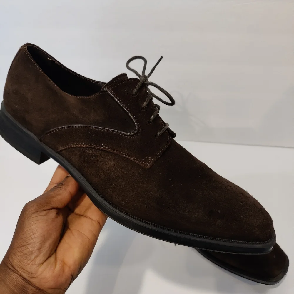 Mike Konos Suede leather Men's Oxford